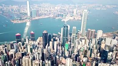 香港地标建筑航拍视频的预览图